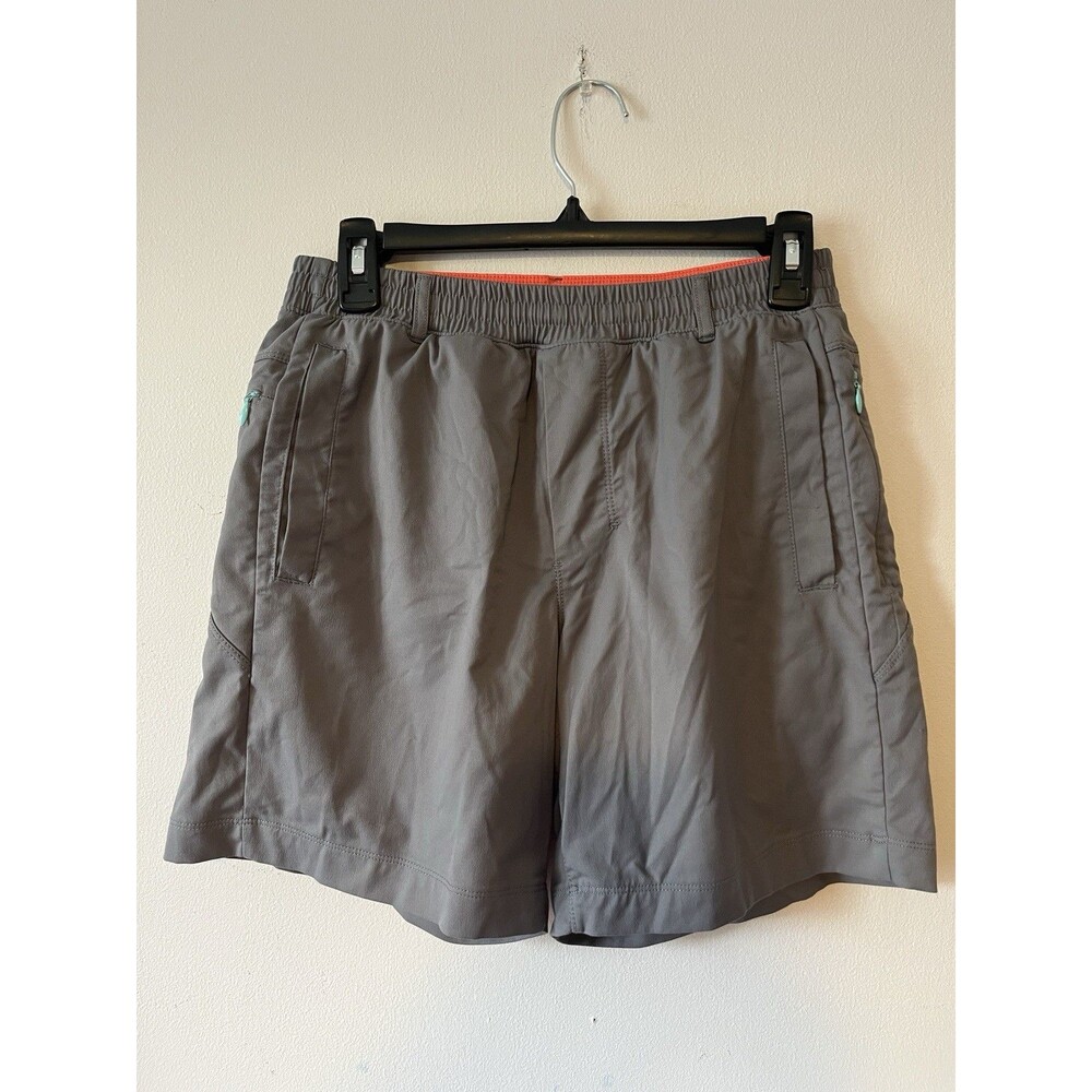 Birddogs Mens Medium Gray Lined Athletic Gym Shorts Zip Pockets